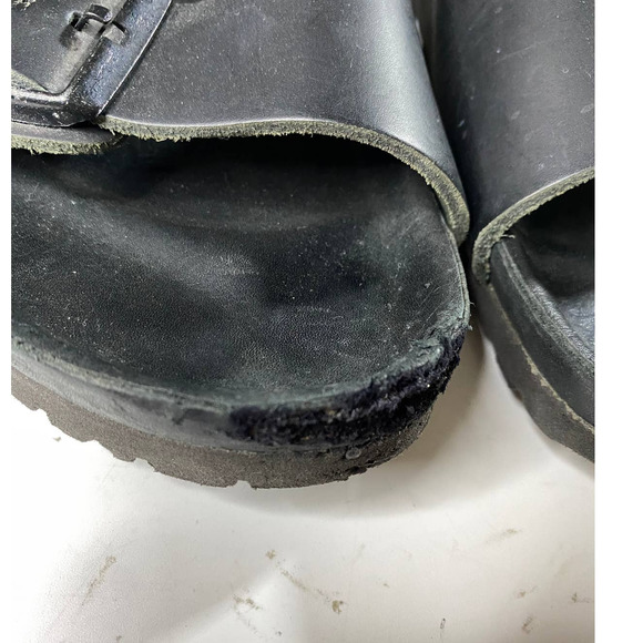 Birkenstock Arizona Exquisite Premium Black Slide Sandals Women's 36 (US 5-5.5) - Picture 7 of 9